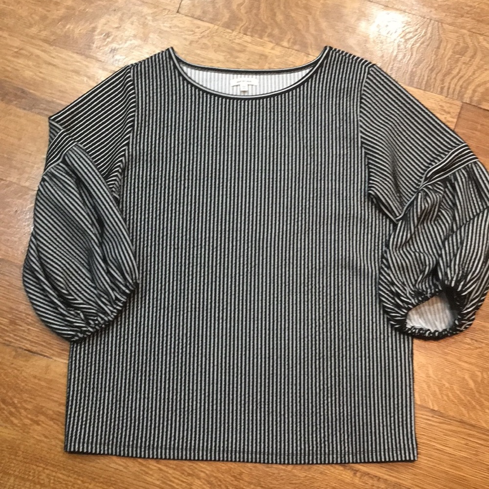 Max Studio Striped Top size Large